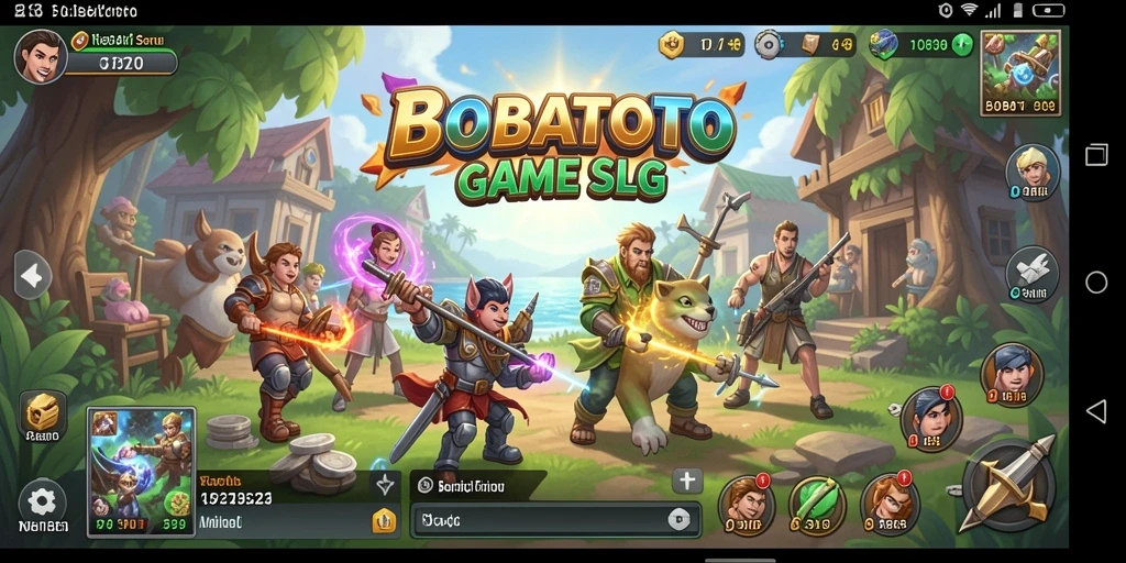 Tangkapan layar <strong>BOBATOTO</strong> menampilkan aksi seru dalam permainan SLG.