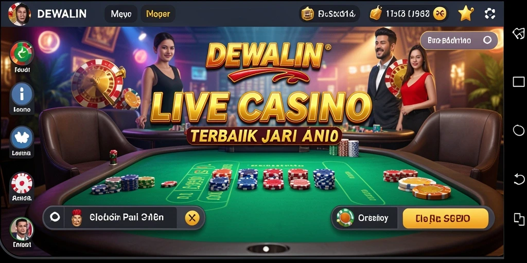 Gameplay Live Casino yang menarik dan interaktif di DEWALIN.